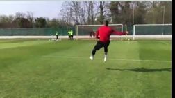 Monza, che allenamento di Boateng: lancia missili dalla distanza | VIDEO