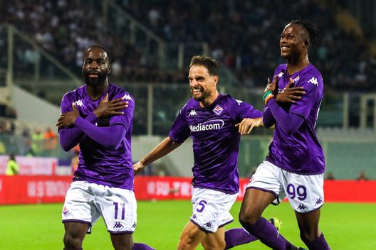 GERMOGLI PH: 22 OTTOBRE 2022 FIRENZE STADIO ARTEMIO FRANCHI SERIE A FIORENTINA VS INTER NELLA FOTO ESULTANZA GOL IKONE' KOUAME' BONAVENTURA Bonaventura (ACF): “Ormai ci conoscono tutti. Giochiamo così da due anni”- immagine 2