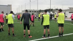 VIDEO Palermo, torello e attivazione muscolare: inizia la seduta mattutina