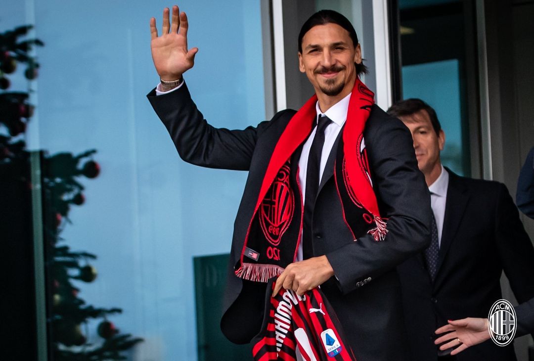  Zlatan Ibrahimovic, attaccante del Milan (credits: acmilan.com) 
