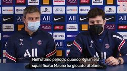 VIDEO PSG, Pochettino su Icardi cercato dalla Juventus: “È in forma. Con Mbappé…”