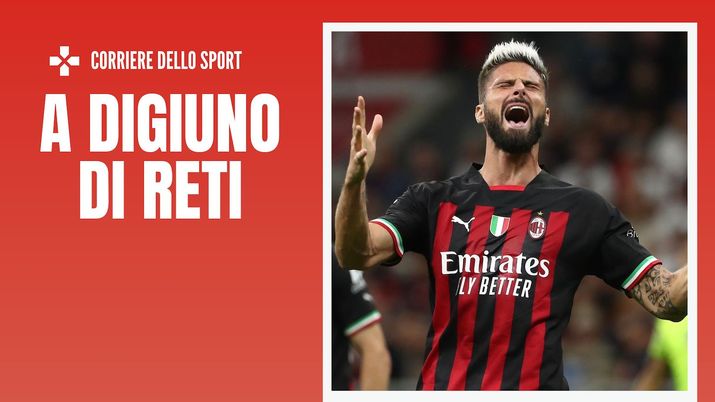 Olivier Giroud AC Milan Verona-Milan
