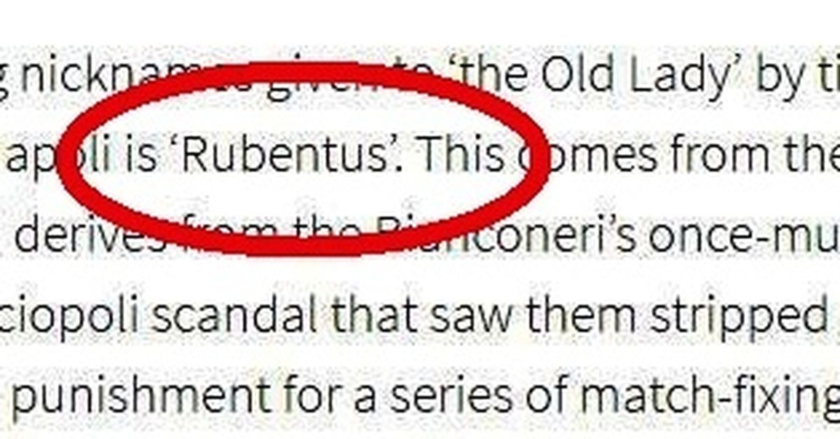 Rubentus La Juventus sul sito del Manchester United diventa «Rubentus» e si ...