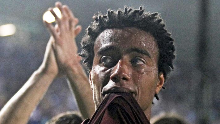 Arma in lacrime al termine della finale di ritorno dei playoff 2009/'10 contro il Brescia. 