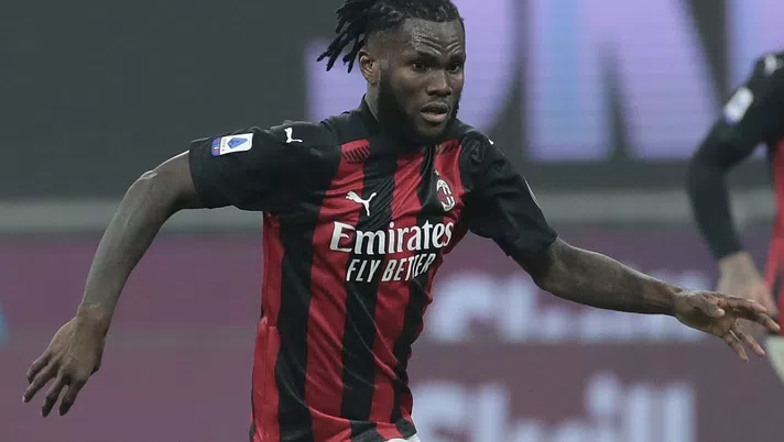 Franck Kessié (centrocampista AC Milan), durante Milan-Verona 2-2 (Serie A 2020-2021) | AC Milan News (Getty Images)