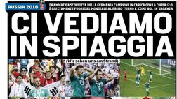 EDICOLA CDS – Ci vediamo in spiaggia: drammatica sconfitta della Germania con la Corea