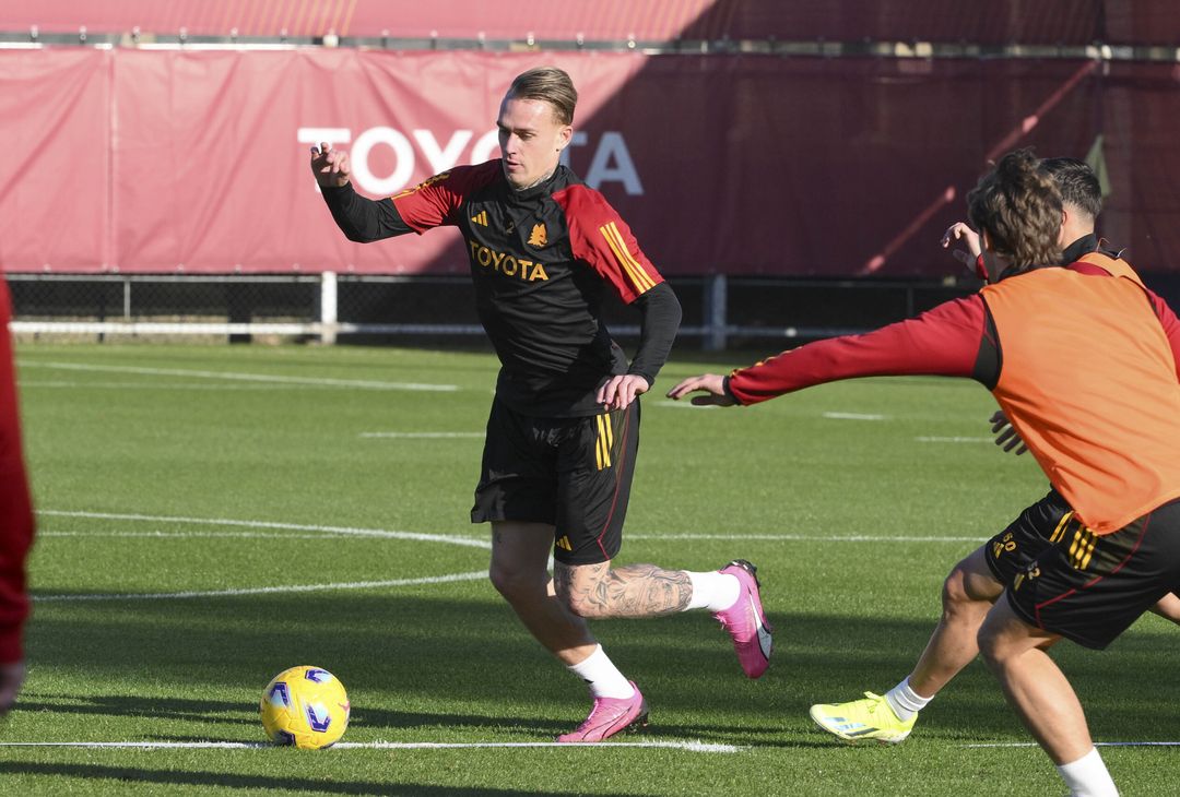 Roma, la ripresa degli allenamenti dopo la trasferta di Riyad – FOTO GALLERY - immagine 19