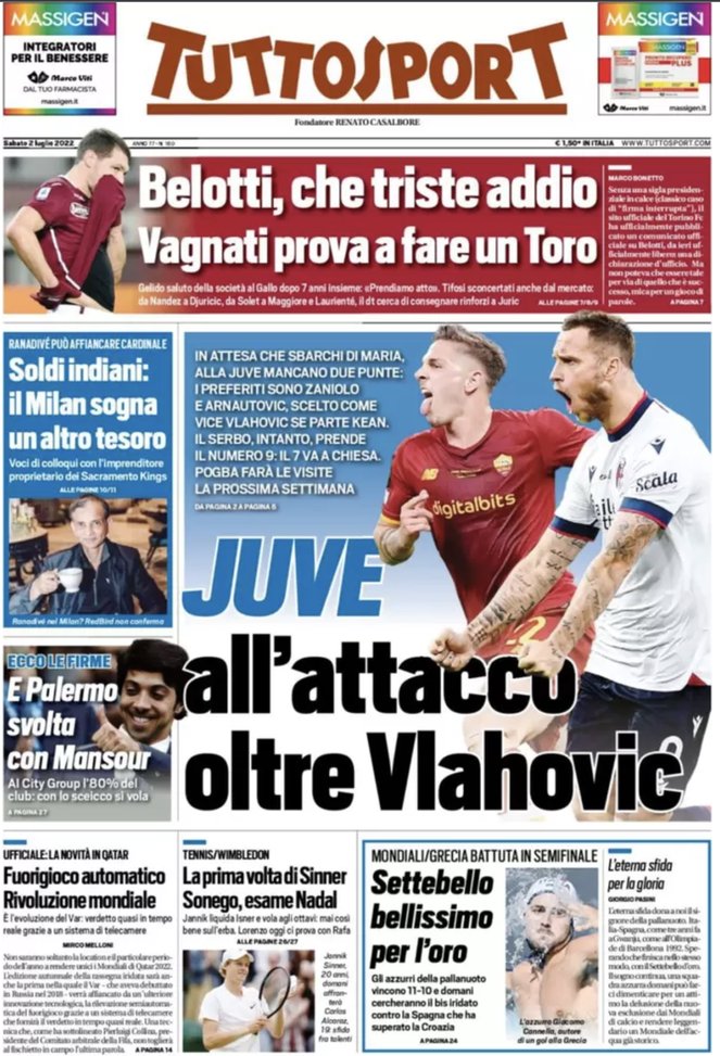 Palermo-City Group, le prime pagine dei quotidiani: “Mansur in rosanero per sognare”- immagine 4