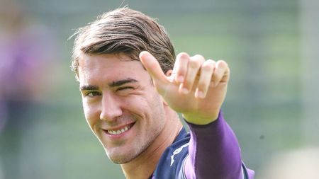 GERMOGLI PH: 19 LUGLIO 2021 MOENA TR RITIRO ESTIVO DELLA FIORENTINA CALCIO ALLENAMENTO POMERIGGIO NELLA FOTO VLAHOVIC GERMOGLI PH: 19 LUGLIO 2021 MOENA TR RITIRO ESTIVO DELLA FIORENTINA CALCIO ALLENAMENTO POMERIGGIO NELLA FOTO VLAHOVIC