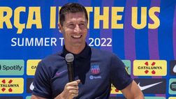 Barcellona, presentazione show di Lewandowski: le sue parole | VIDEO
