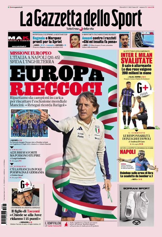 Gazzetta 23/03/2023