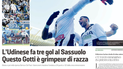 Messaggero Veneto: L’Udinese fa tre gol al Sassuolo Questo Gotti è grimpeur di razza