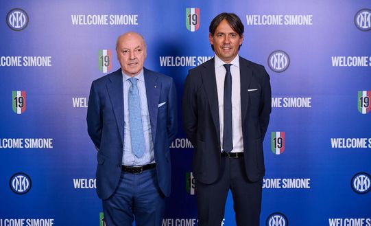 Getty Images Inzaghi Marotta conferenza presentazione Inzaghi