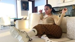 Georgina, ma come ti vesti? La compagna di Ronaldo sfoggia uno strano look a Milano