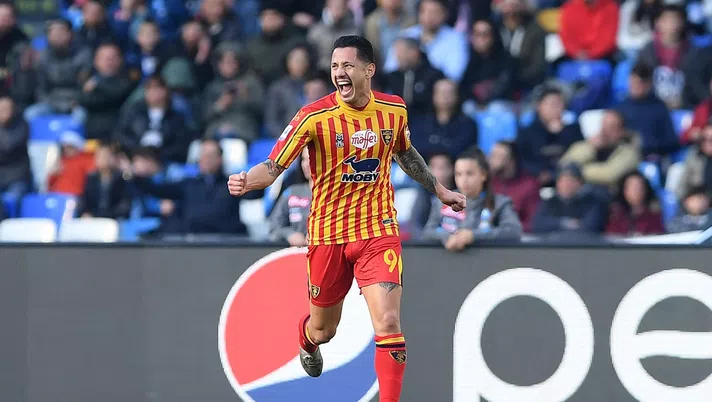Gianluca Lapadula, attaccante del Lecce (credits: GETTY Images)