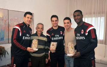  Daniele Bonera, Giacomo Bonaventura e Cristian Zapata - fonte www.acmilan.com