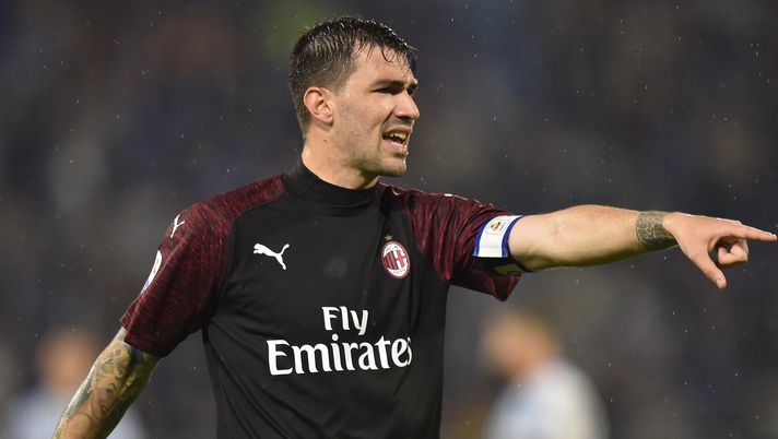 Alessio Romagnoli, difensore e capitano del Milan (credits: GETTY Images) 