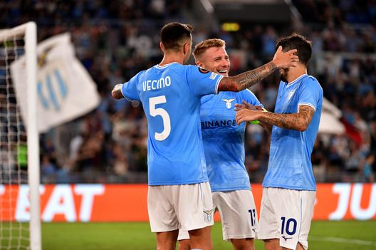 Matias Vecino, Ciro Immobile e Luis Alberto Matias Vecino, Ciro Immobile e Luis Alberto