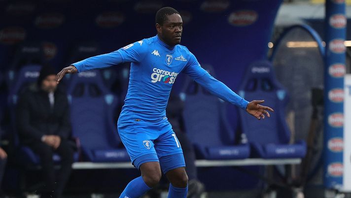 Emmanuel Gyasi, calciatore dell'Empoli (getty images) Emmanuel Gyasi, calciatore dell'Empoli (getty images)