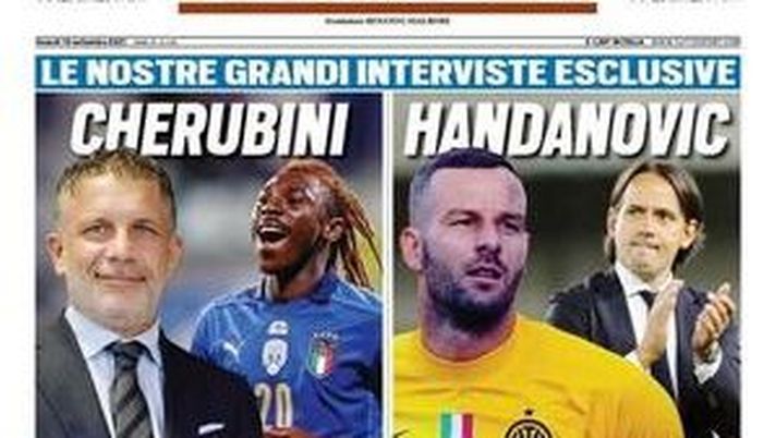 Prima Pagina, Tuttosport: “Handanovic, ‘Guardate che Inter!'” 