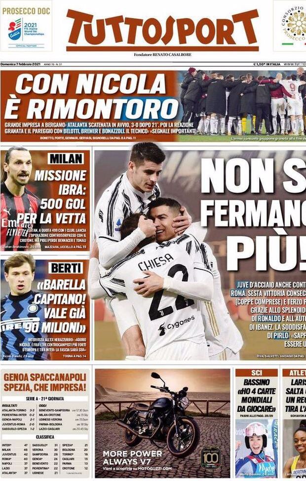 Le Prime Pagine Di TuttoSport E Di QS - JuveNews.eu