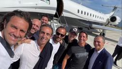 FOTO – Rimpatriata viola per l’addio al calcio di Mutu