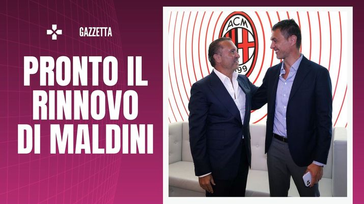 Gerry Cardinale e Paolo Maldini (direttore tecnico AC Milan) | Calciomercato Milan News (Getty Images) Cardinale Maldini AC Milan Calciomercato Milan