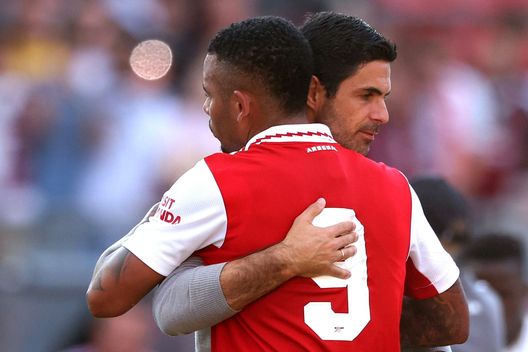 Arsenal Arteta Gabriel Jesus (getty images) Arsenal Arteta Gabriel Jesus