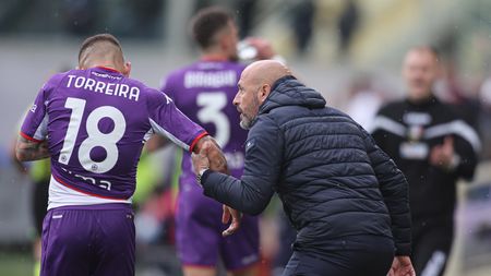 GERMOGLI PH: 3 APRILE MARZO 2022 FIRENZE STADIO ARTEMIO FRANCHI CAMPIONATO SERIE A TIM FIORENTINA VS EMPOLI NELLA FOTO IL MISTER VINCENZO ITALIANO E TORREIRA