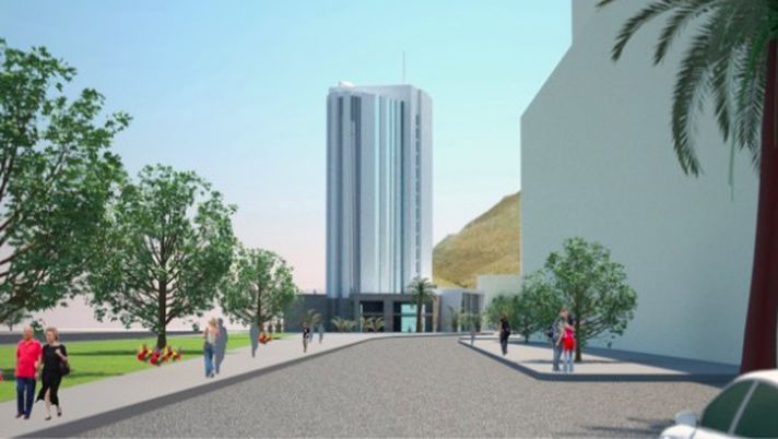 Il Palermo progetta un piccolo grattacielo in tema rosanero nel centro città, dettagli e foto Il Palermo progetta un piccolo grattacielo in tema rosanero nel centro città, dettagli e foto