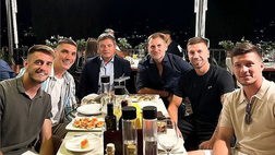 I serbi viola a cena con il Ct dopo la partita (FOTO)