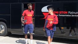 Roma, Abraham: “Intesa con Dybala? In allenamento tutto bene” | VIDEO