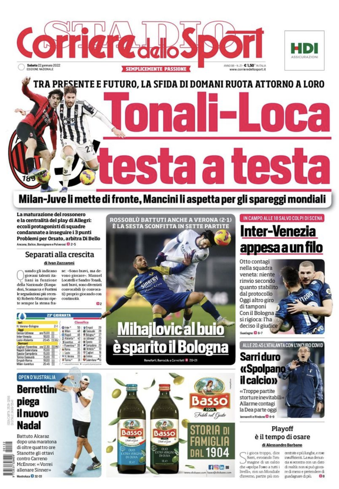 prima pagina