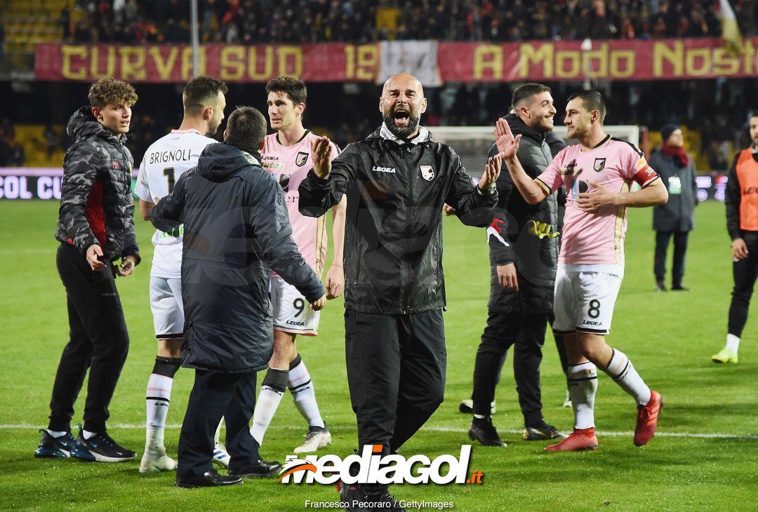  during the Serie B match between Benevento and Carpi FC at Stadio Ciro Vigorito on April 14, 2019 in Benevento, Italy. 