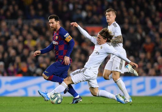Clasico Real Madrid Barcellona Messi (getty images) Clasico Real Madrid Barcellona Messi (getty images)