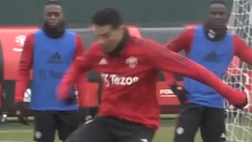 Manchester United, assist di tacco per Cristiano Ronaldo… (VIDEO)