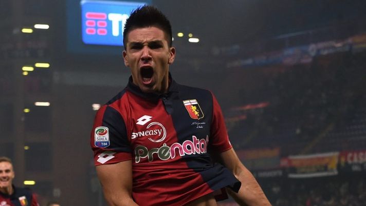 GENOA, ITALY - DECEMBER 18: Giovanni Simeone of Genoa celebrates after scoring the opening goal during the Serie A match between Genoa CFC and US Citta di Palermo at Stadio Luigi Ferraris on December 18, 2016 in Genoa, Italy. (Photo by Tullio M. Puglia/Getty Images) Genoa, che segnali: Simeone show, è tornato Bertolacci! - immagine 1