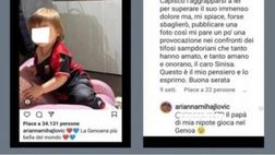 Il derby della nipotina di Sinisa: la figlia di Vogliacco in maglia Genoa, doriani “provocati”