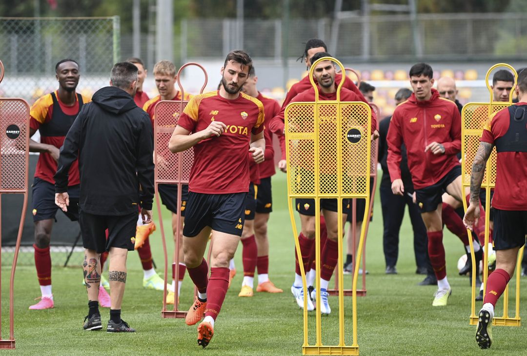 Roma, la rifinitura alla vigilia del Bayer Leverkusen – FOTO GALLERY - immagine 4