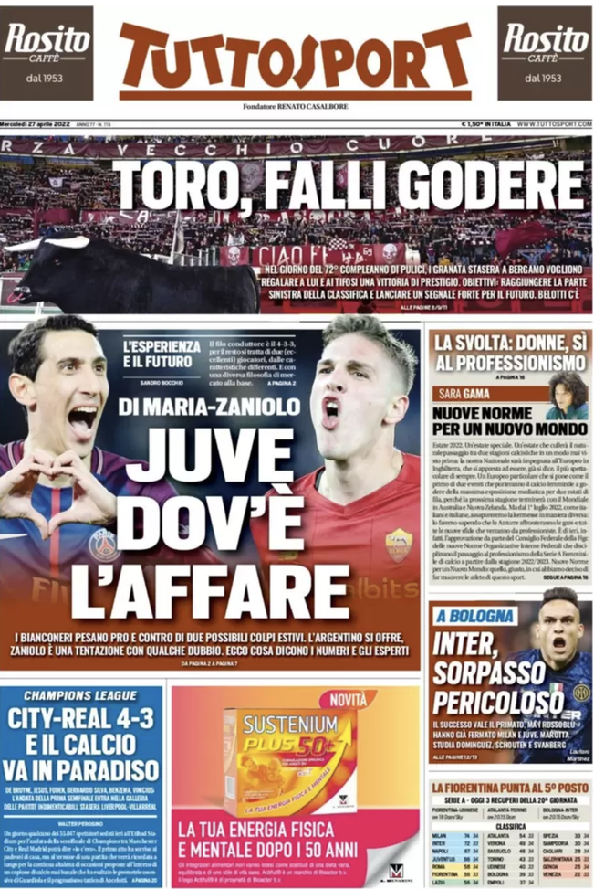 prima pagina