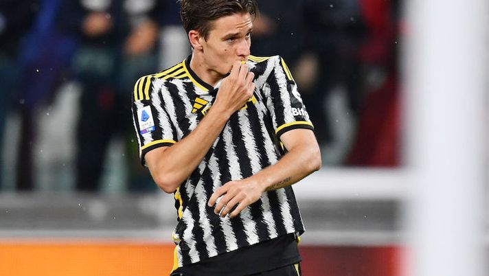 TURIN, ITALY - MAY 14: Nicolo Fagioli of Juventus celebrates after scoring the team's first goal during the Serie A match between Juventus and US Cremonese at Allianz Stadium on May 14, 2023 in Turin, Italy. (Photo by Valerio Pennicino/Getty Images) Fagioli: “Voglio fare più gol e assist. Quando tornerò dall’infortunio” - immagine 1