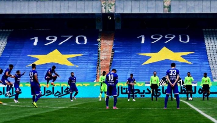 Teheran, una raffigurazione dell'Esteghlal Teheran, una raffigurazione dell'Esteghlal