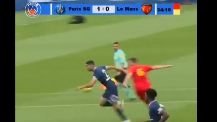 VIDEO / Ex Inter, treno Hakimi: che giocata nell’amichevole del PSG - immagine 1