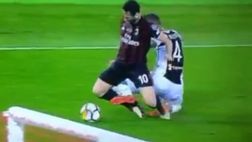Milan-Juve, Benatia entra su Calhanoglu: l’arbitro fischia la fine. Suma ‘impazzisce’: è scatenato