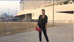 “Pizza e Chelsea-Inter”, in tribuna all’Allianz Riviera c’era pure Wanda Nara