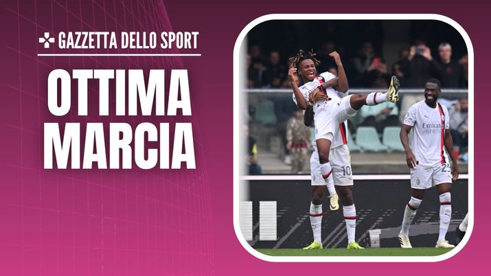 esultanza gol Samuel Chukwueze AC Milan Verona-Milan 1-3 Serie A 2023-2024