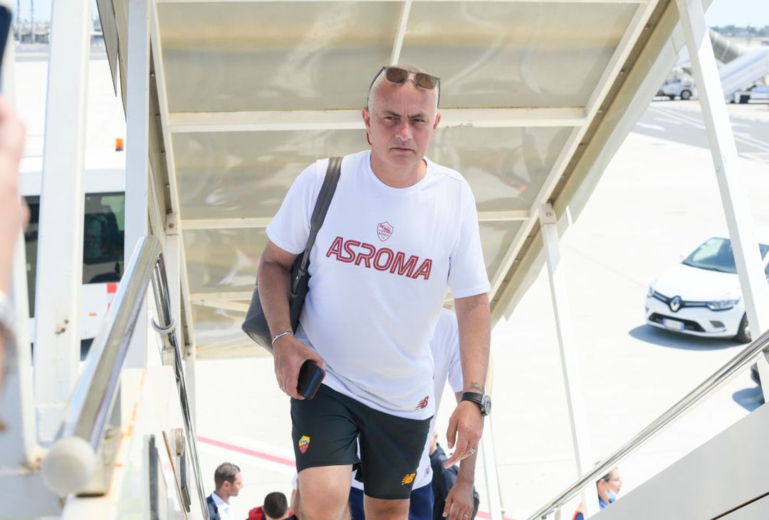 La Roma in partenza per il Portogallo – FOTO GALLERY - immagine 6