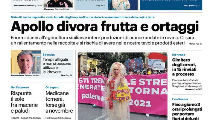 Prima Pagina, Giornale di Sicilia: “Palermo, in ballo il secondo posto“ Prima Pagina, Giornale di Sicilia: “Palermo, in ballo il secondo posto“ - immagine 1