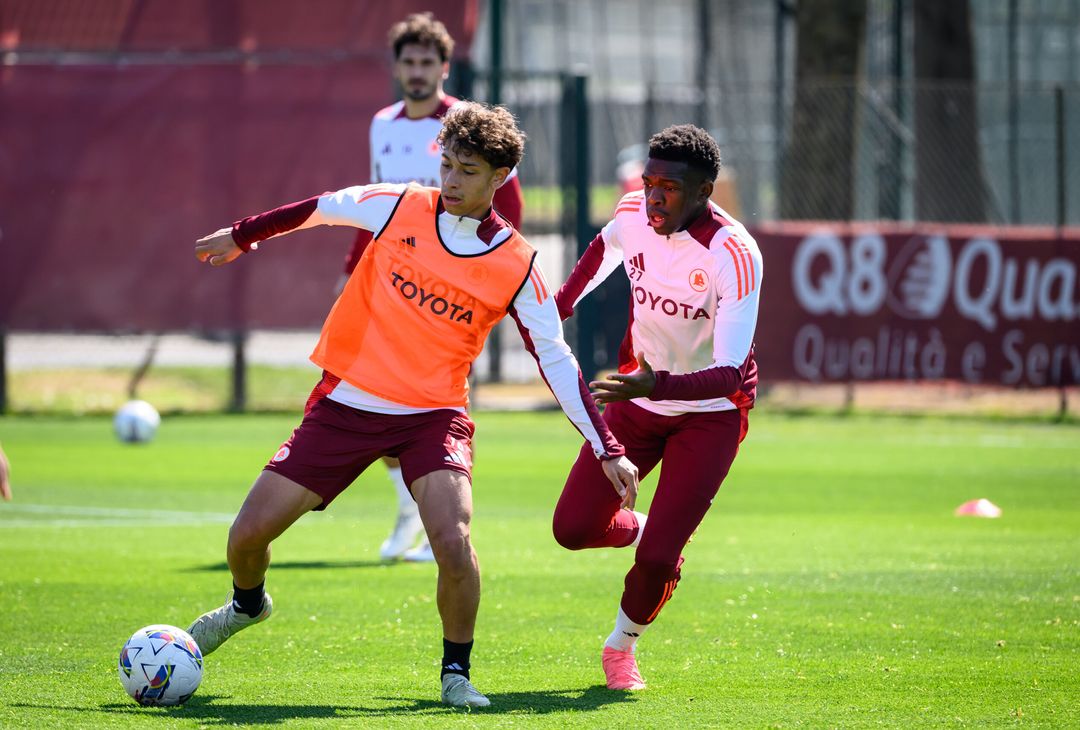 Trigoria, primo allenamento della pausa nazionali – FOTO GALLERY - immagine 32