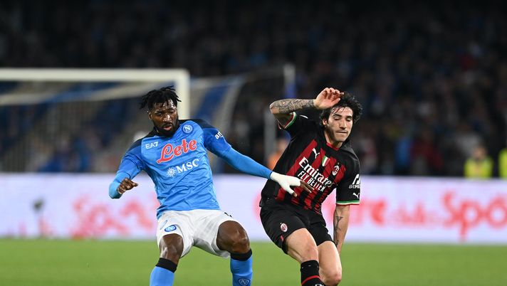 Sandro Tonali AC Milan Napoli-Milan 0-4 Serie A 2022-2023